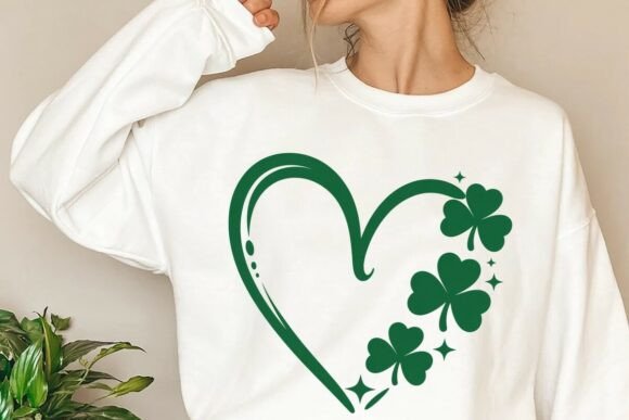 Download Clover Heart SVG, St. Patrick's Day PNG - Love Collection