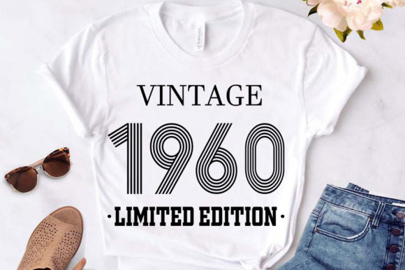 Download Vintage Since 1960 Svg, Birthday Svg, 62 - 1960 Collection