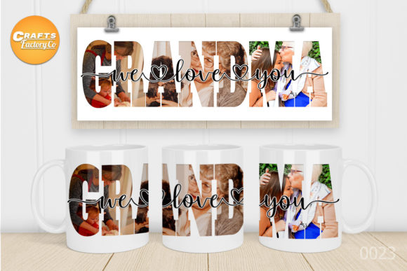 Download We Love You Grandma Mug - Love Collection