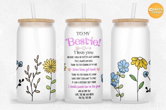 Download To My Bestie I Love You 16 Oz Libbey - Love Collection