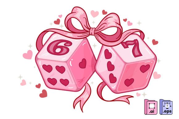Download 67 Lucky Love Dice Set - Love Collection