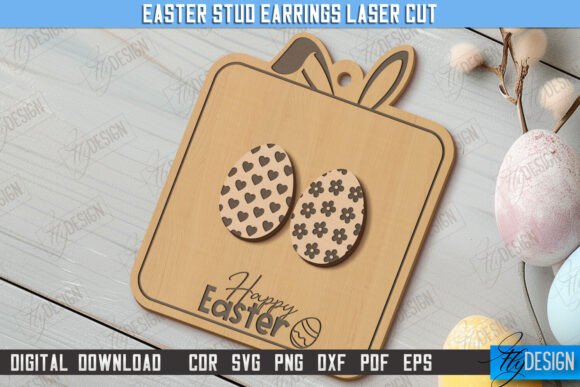 Download Easter Earrings | Spring Design |Holiday - Spring design Collection