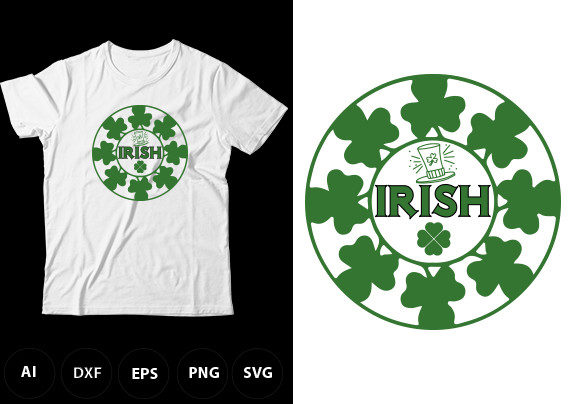 Download Lucky Love T-Shirt Design, Irish Day Tee - Love Collection