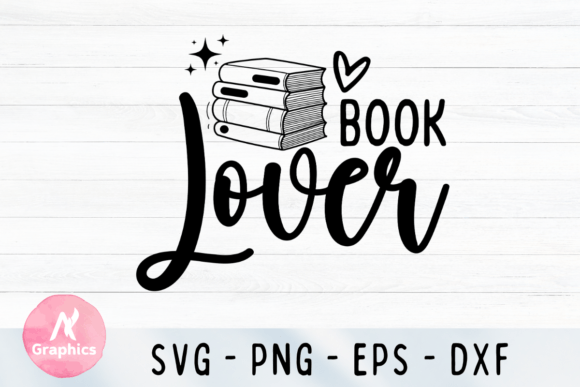 Download Book Lover a Design with the Text SVG - Love Collection