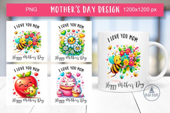 Download I Love You Mom Mug | Happy Mothers Day - Love Collection