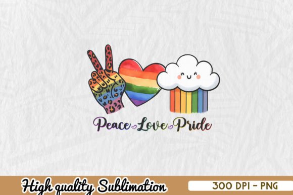 Download Peace Love Pride LGBT Sublimation PNG - Love Collection