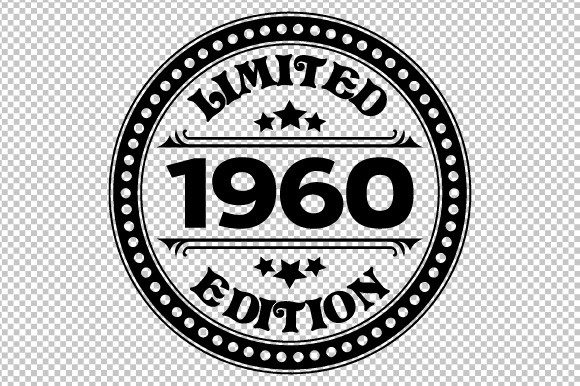 Download Limited Edition 1960 SVG EPS PNG - 1960 Collection