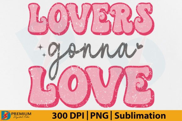 Download Retro Valentine PNG, Lovers Gonna Love - Love Collection