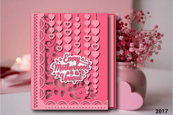 Download Heart Curtain Gatefold Card SVG 2017 - 2017 Collection