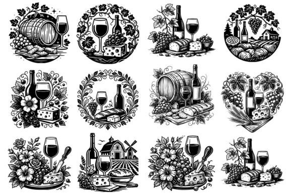 Download Wine Lover SVG Bundle, Vineyard Winery S - Love Collection