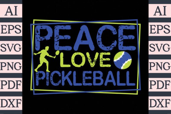 Download Peach Love Pickleball T-Shirt Design - Love Collection