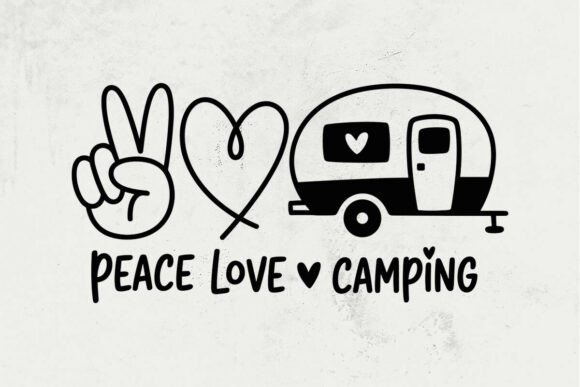 Download Peace Love Camper SVG Camping Svg Peace - Love Collection