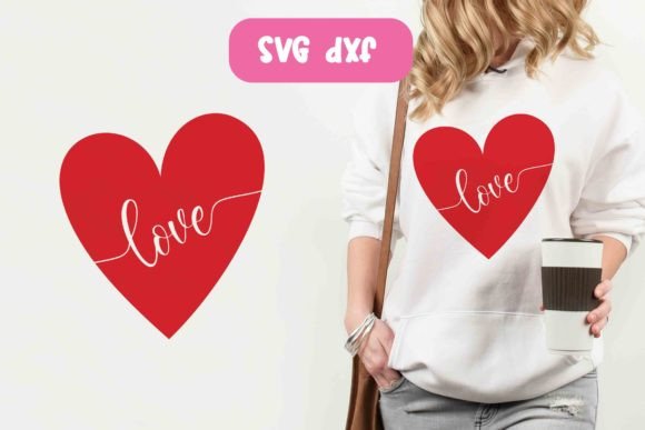Download Valentine Love Heart - Cricut Cut File - Love Collection