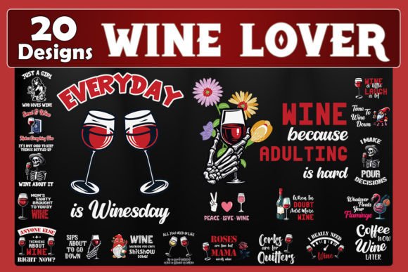 Download Wine Lover SVG Bundle - Love Collection