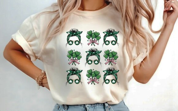 Download Lucky Clover Girl St. Patrick’s Day PNG - Love Collection