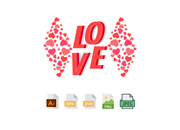 Download Love Text SVG - Love Collection