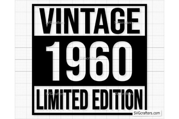 Download Vintage 1960 Svg Png, 62nd Birthday Svg - 1960 Collection